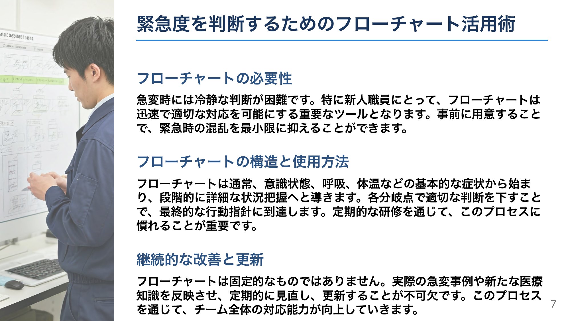 迷いを断つ“フローチャート”で緊急度を判断